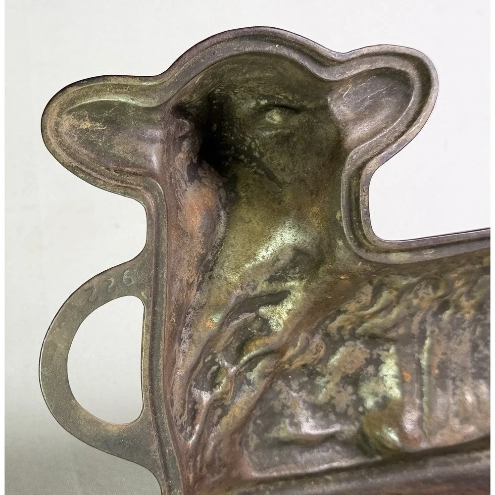 Vintage Griswold Cast Iron Easter Lamb Cake Mold No 866 2 Pieces 921 922